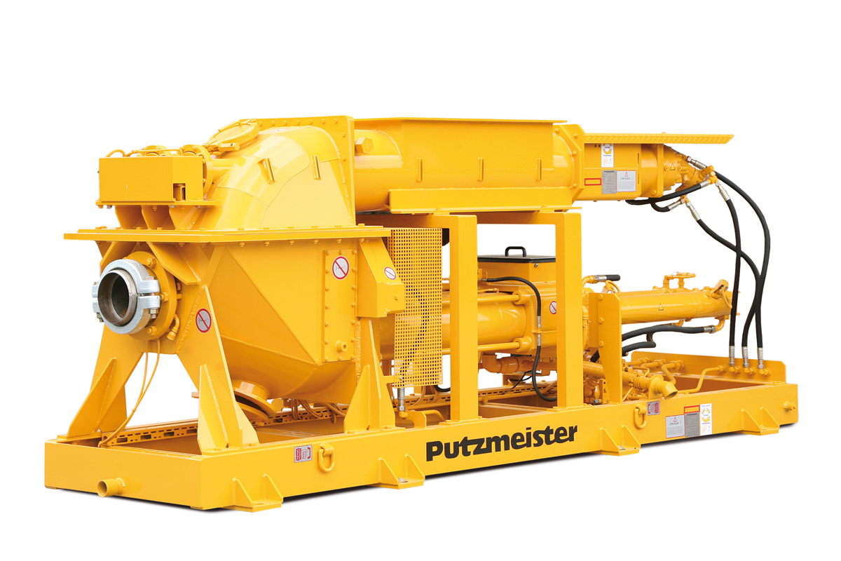Putzmeister industrial pumps for viscous media transport