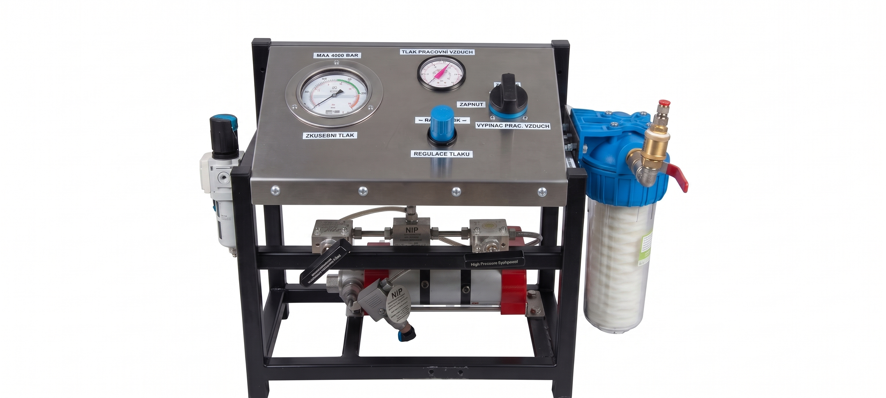 High-pressure units and test systems up to 4000 bar
