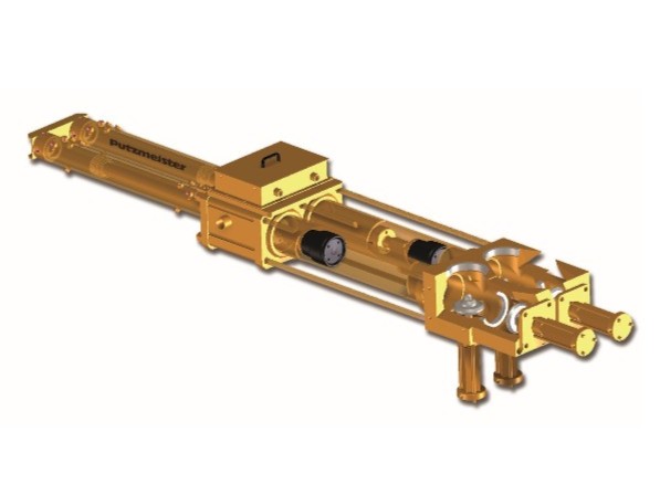 Putzmeister HSP piston pump with seat valves
